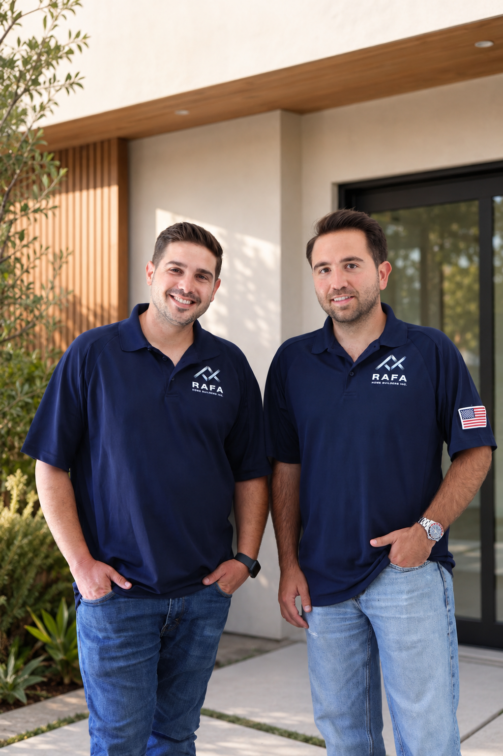 Justin and Elon, owners of RAFA Home Builders