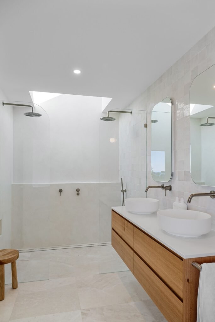 Custom bathroom remodeling project by RAFA Home Builders