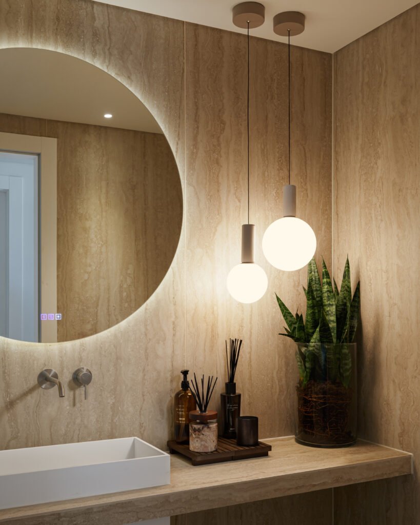 Custom bathroom remodeling project by RAFA Home Builders