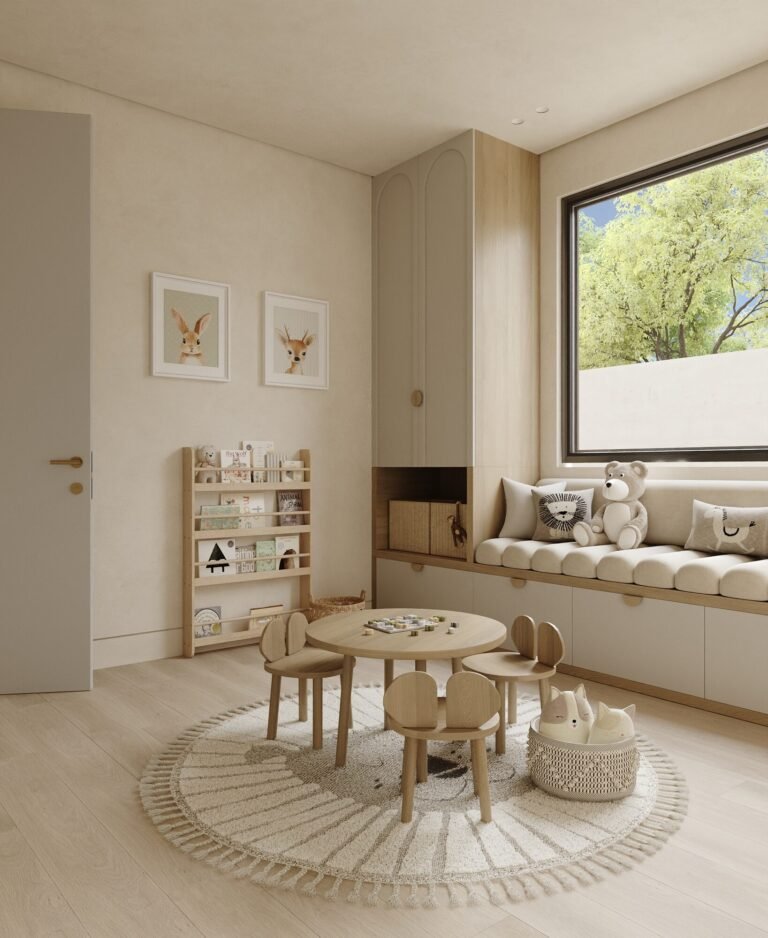 3D design rendering: Playroom by Rafa Home Builders