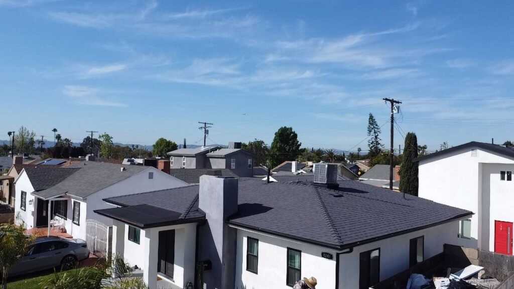 New shingle roof on a single-story home - Rafa Home Builders